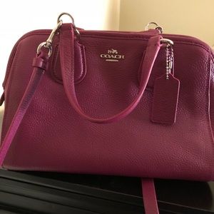 Gorgeous burgundy Coach bag